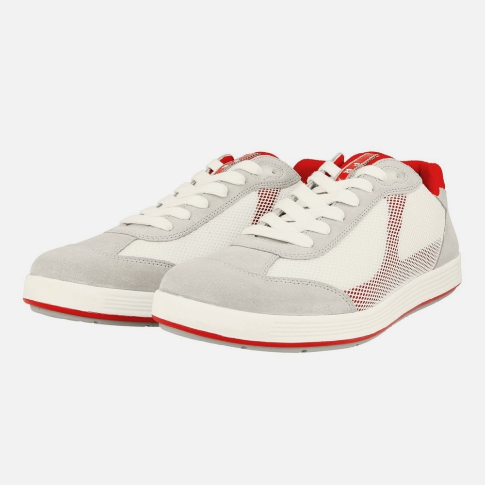Prada Men’s Leather & Mesh Sneakers – Style 4E2501 - Size 9